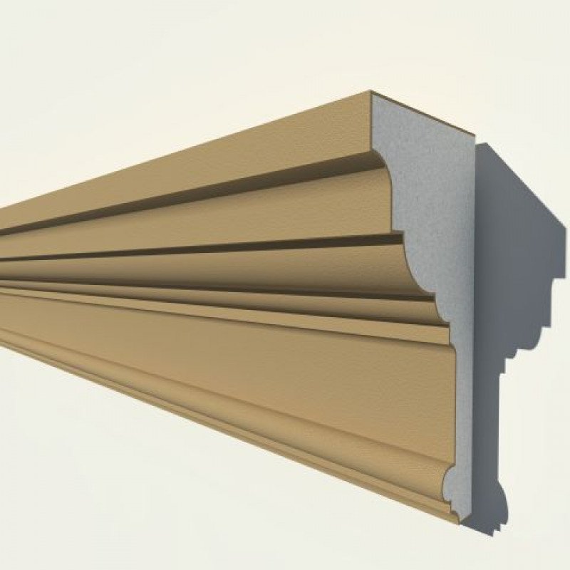 Cornișă decorativă exterior NMC NC110 – 285 × 130 × 2000 mm