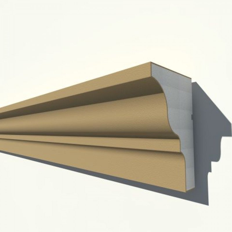 Cornișă decorativă exterior NMC NC158 – 200 × 127 × 2000 mm