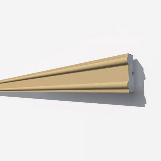 Brâu decorativ exterior NMC NA122 – 100 × 35 × 2000 mm