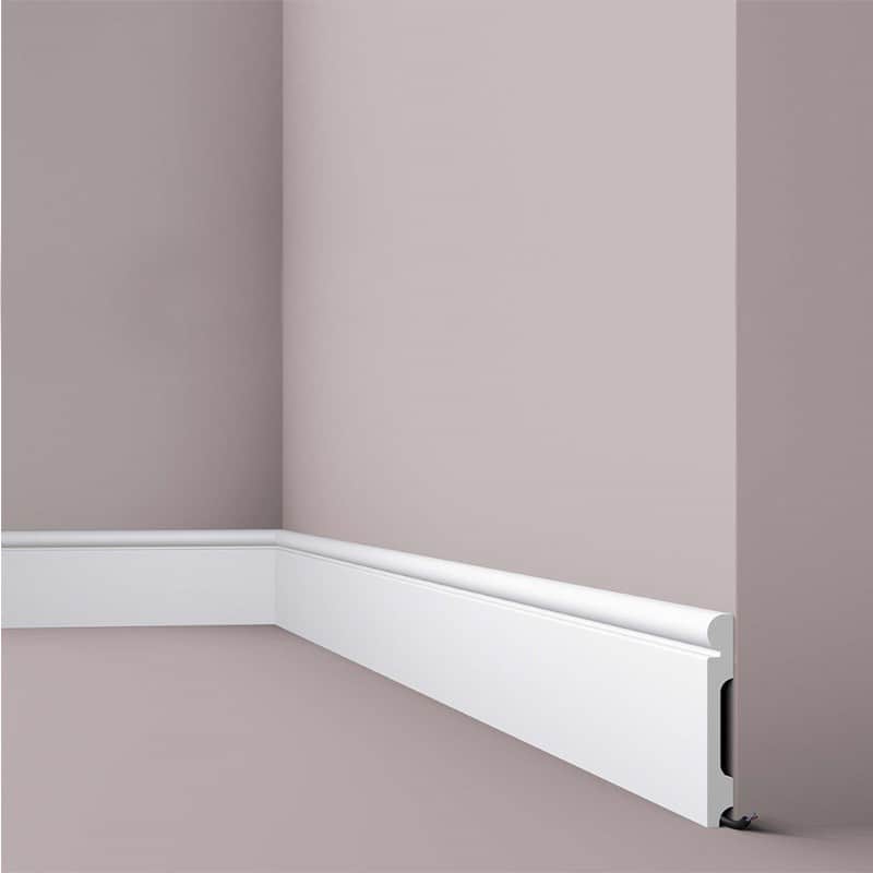 Plintă NMC FL4 din polimer dur – 150 × 20 × 2000 mm