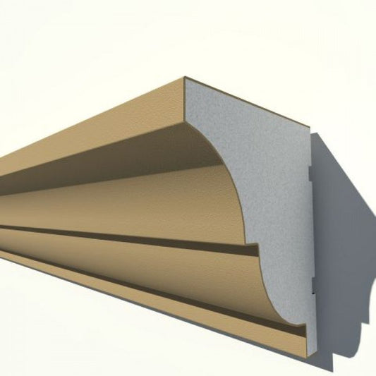 Cornișă decorativă exterior NMC NC121 – 250 × 200 × 2000 mm