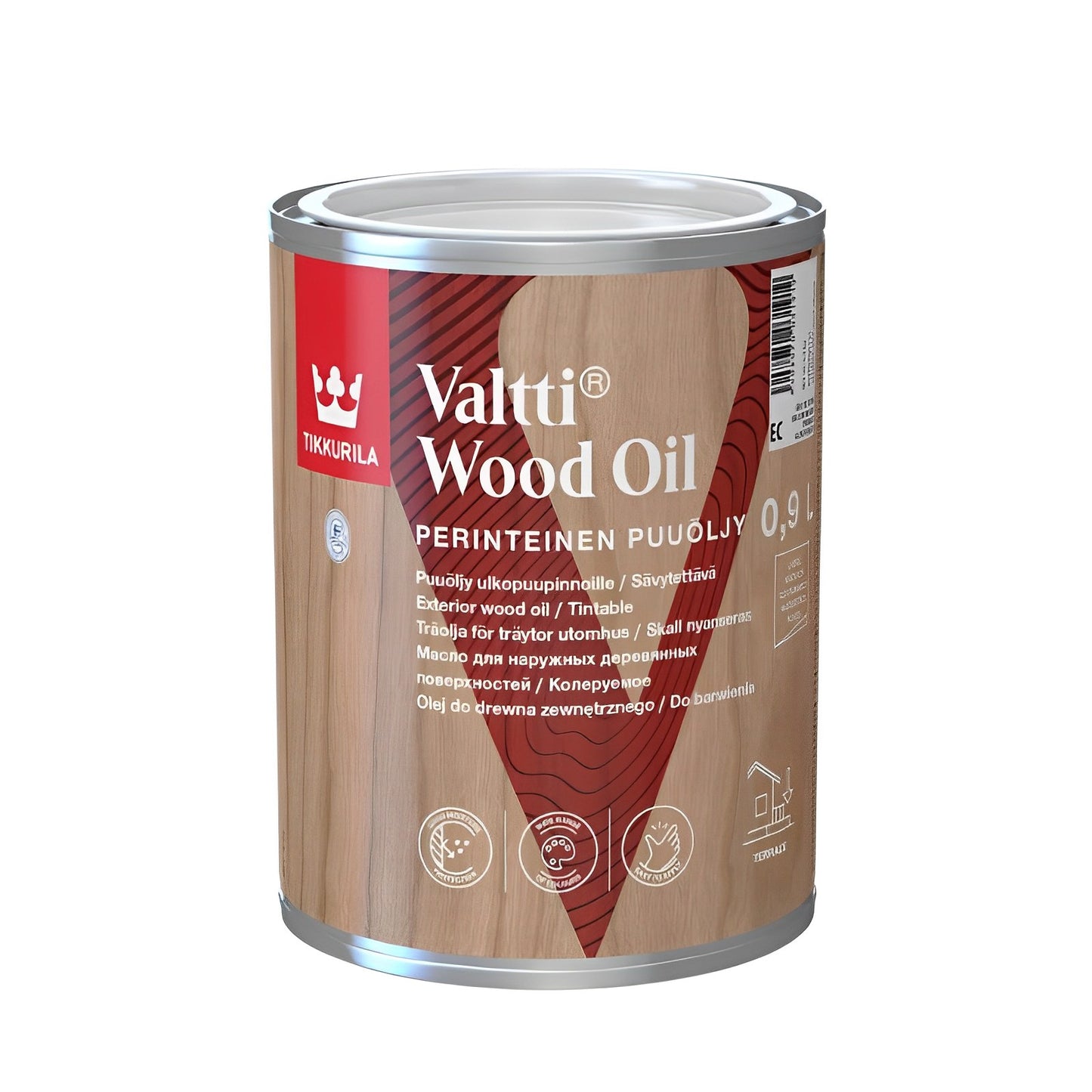 Ulei pentru terase si pardoseli exterioare din lemn Valtti Wood Oil