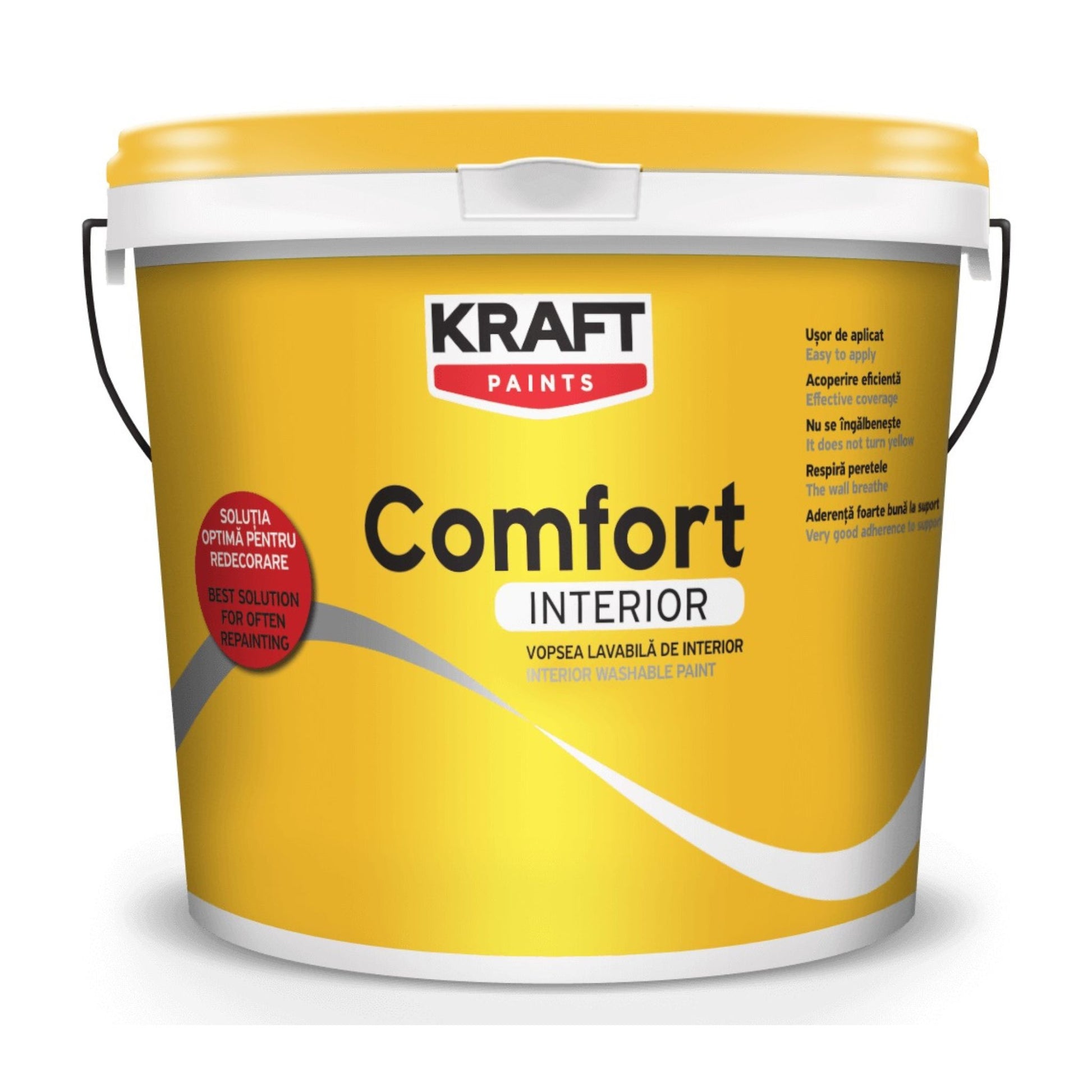 Vopsea lavabila Kraft Comfort Interior - Shopdecor.ro Vopsea lavabila