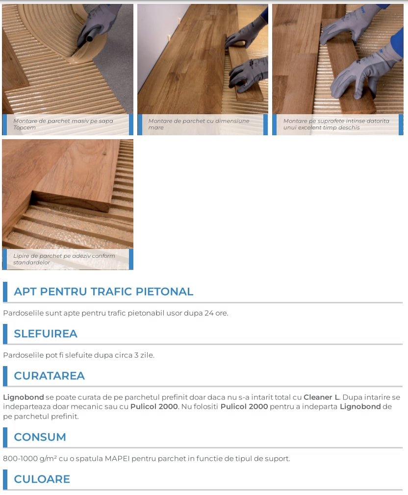 Adeziv bicomponent pentru parchet masiv Mapei Lignobond 10kg - Shopdecor.ro Adeziv epoxidic