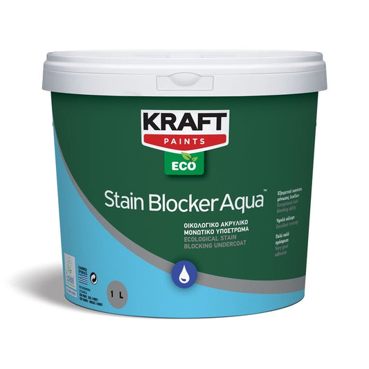 Grund anti pete ecologic pe baza de apa Kraft Stain Blocker 1t - Shopdecor.ro Grund acrilic
