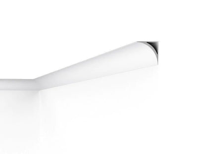 Cornisa decorativa polistiren dens Nmc NE2 60x60x2000mm - Shopdecor.ro Cornisa bagheta tavan