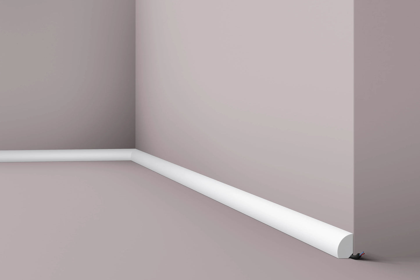 Plinta alba polimer dur Nmc FL6 19x12x2000 mm