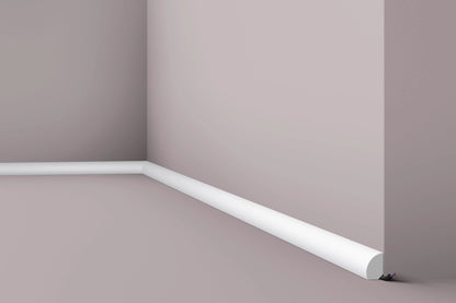 Plinta alba polimer dur Nmc FL6 19x12x2000 mm