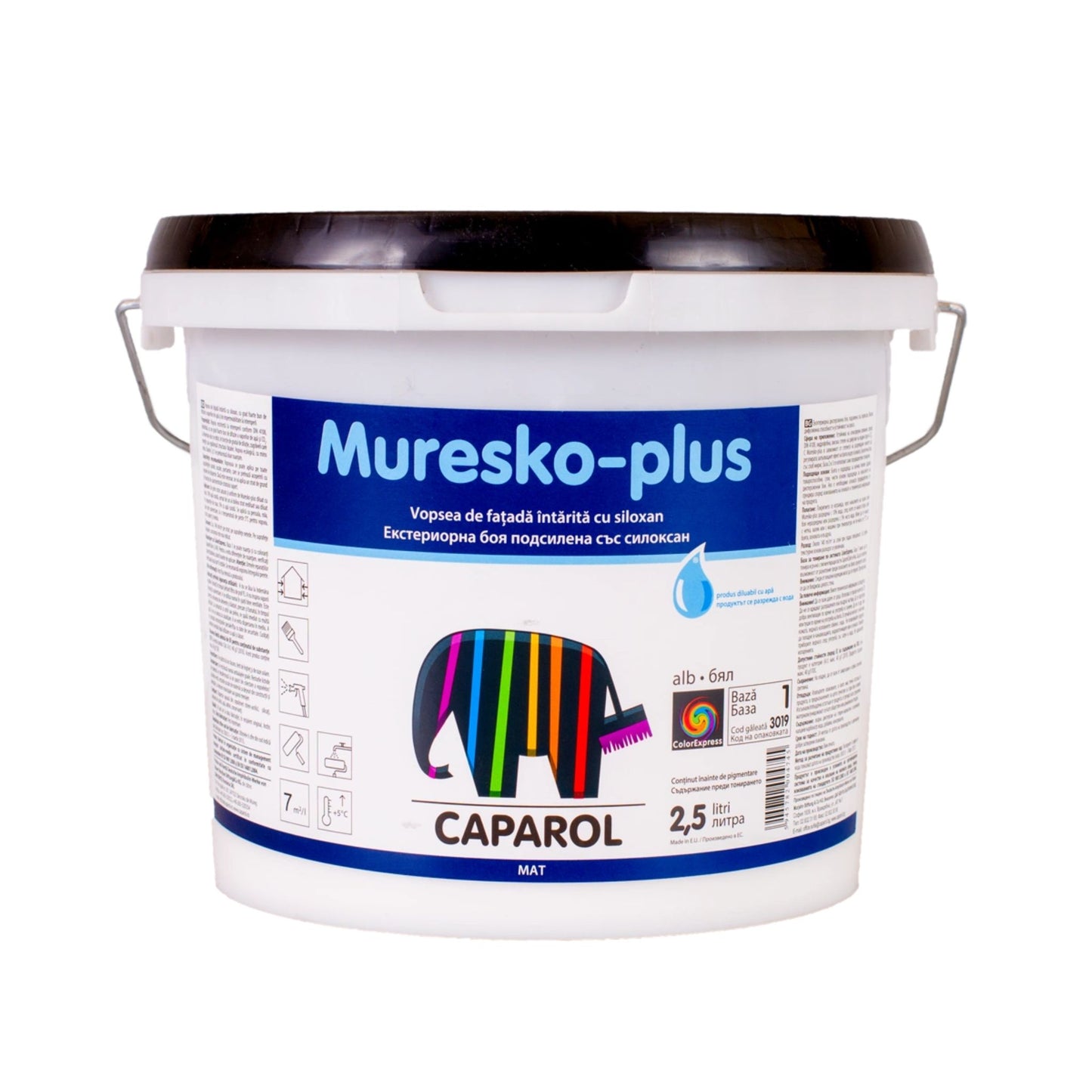 Vopsea lavabila cu xiloxan Caparol Muresko Plus - Shopdecor.ro Vopsea lavabila