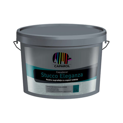 Vopsea decorativa cu aspect matasos Caparol Stucco Eleganza 1.25lt - Shopdecor.ro Vopsea decorativa