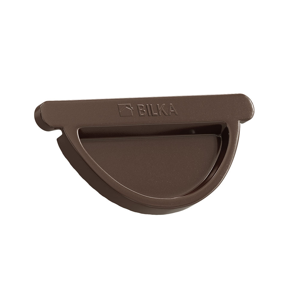 Capac jgheab metalic D125mm Bilka 8017 lucios