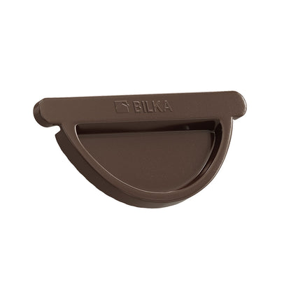 Capac jgheab metalic D125mm Bilka 8017 lucios
