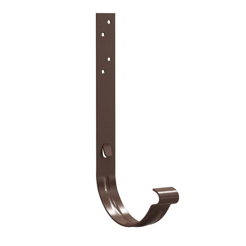 Carlig jgheab metalic 210mm D125mm Bilka 8017 lucios - Shopdecor.ro Carlig jgheab