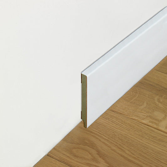 Plinta Mdf alba Egger Cubica 80x14x2400mm - Shopdecor.ro Plinta mdf