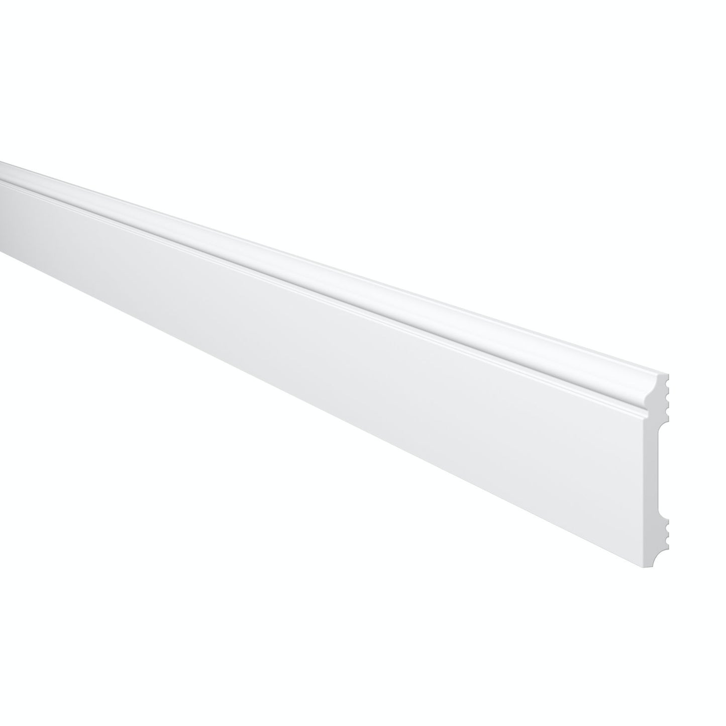 Plinta alba duropolimer Nmc FL1 80x13x2000mm