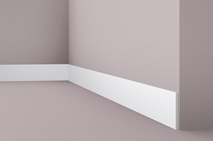 Plinta alba duropolimer Nmc FL9 100x8x2000mm - Shopdecor.ro Plinta poliuretan