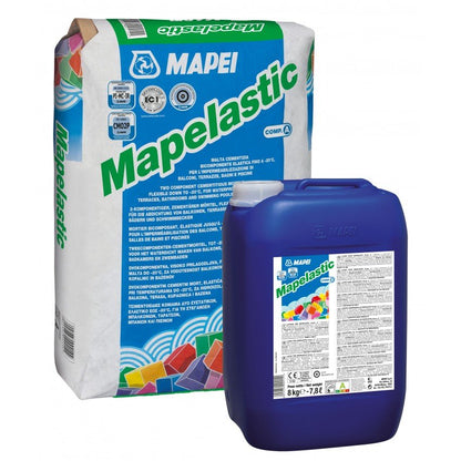 Hidroizolatie bicomponenta flexibila Mapei Mapelastic - Shopdecor.ro Hidroizolatie lichida elastica