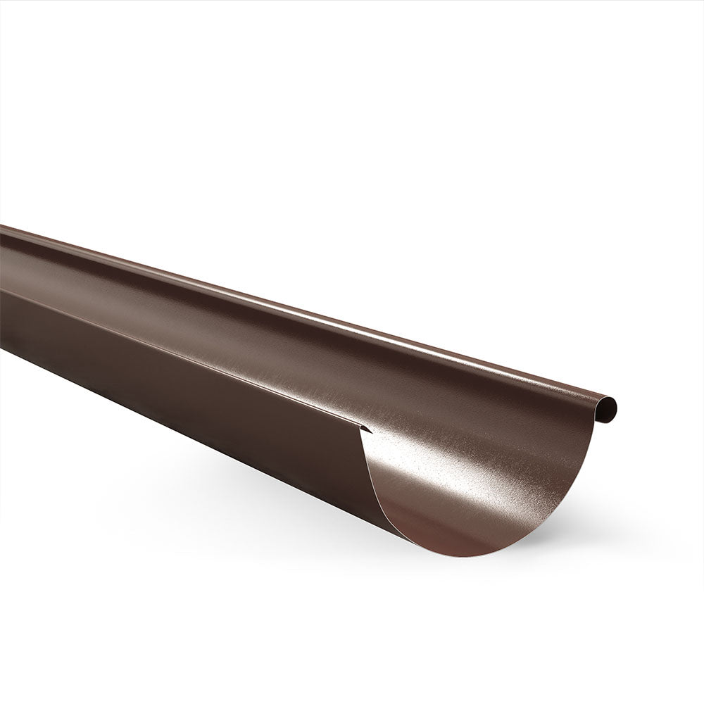 Jgheab scurgere metalic D125mm Bilka 8017 lucios