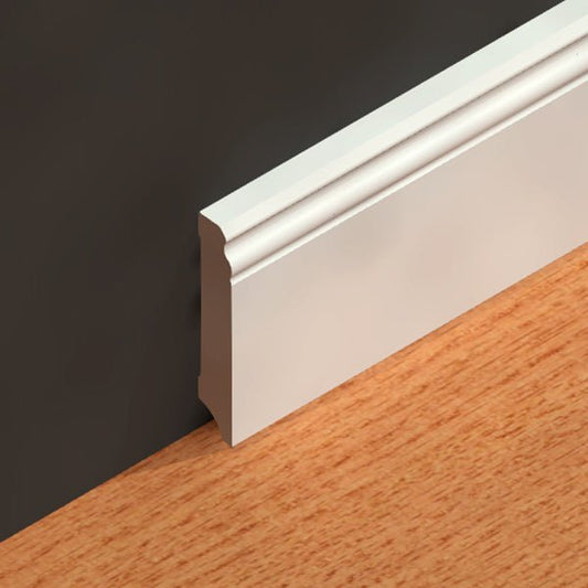 Plinta Mdf alba Egger Hamburg 70x18x2400mm - Shopdecor.ro Plinta mdf