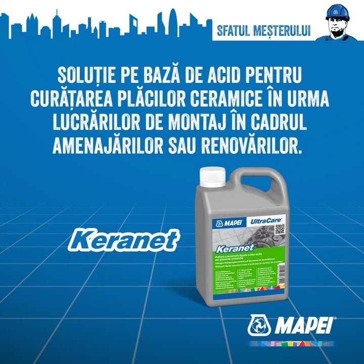 Mapei Ultracare Keranet Acid Based Cleaning Product