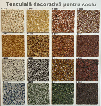 Tencuiala decorativa mozaicata Kraft Mozaic 25kg - Shopdecor.ro Tencuiala mozaicata