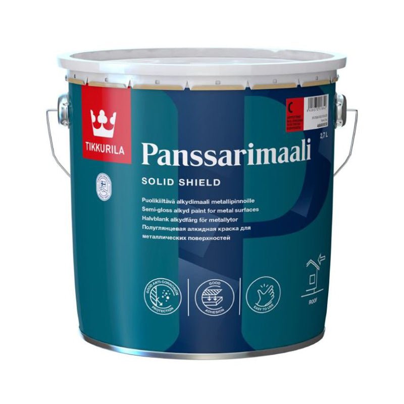 Vopsea acoperis metalic Tikkurila Panssarimaali - Shopdecor.ro Vopsea acoperis